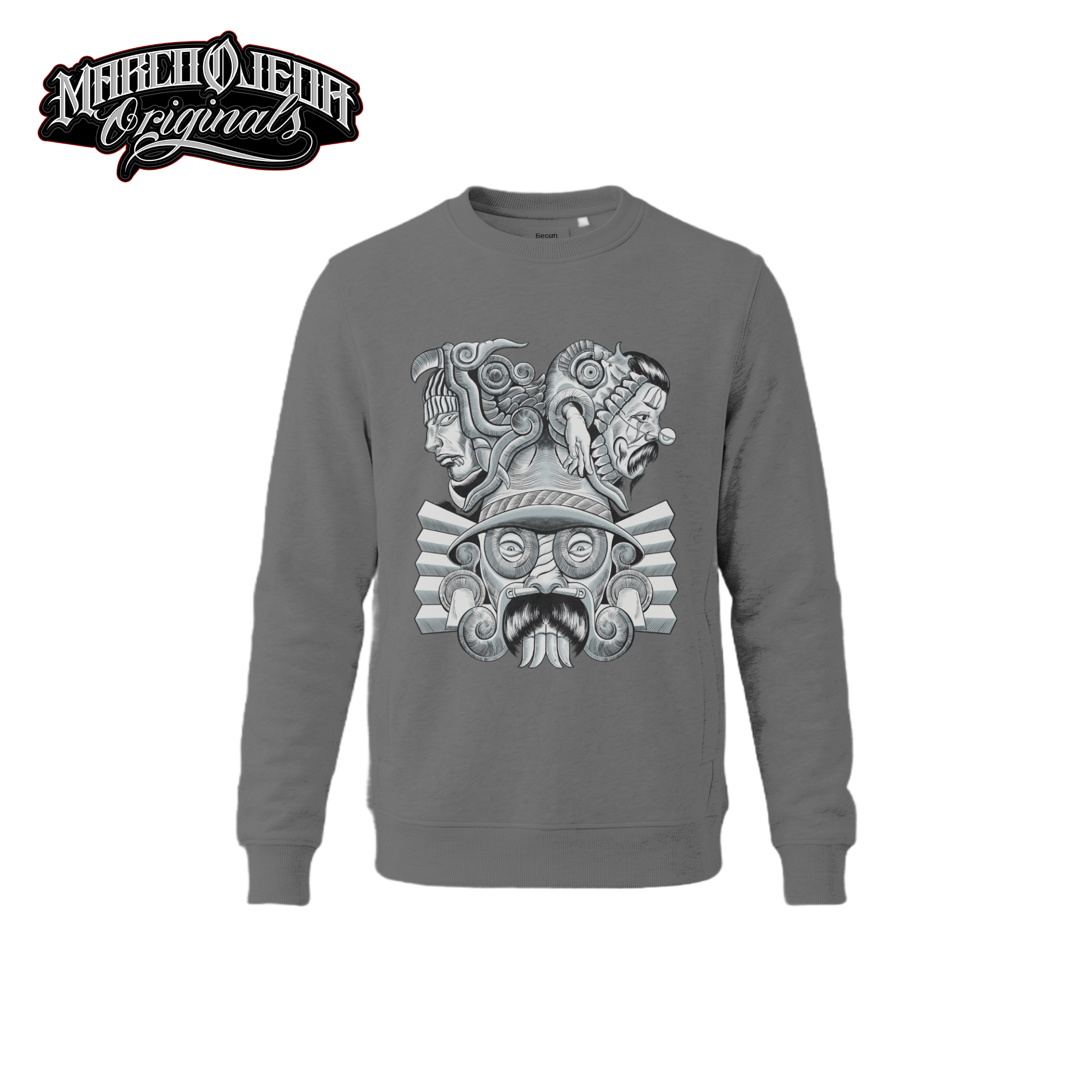 Crewneck Tláloc Gris