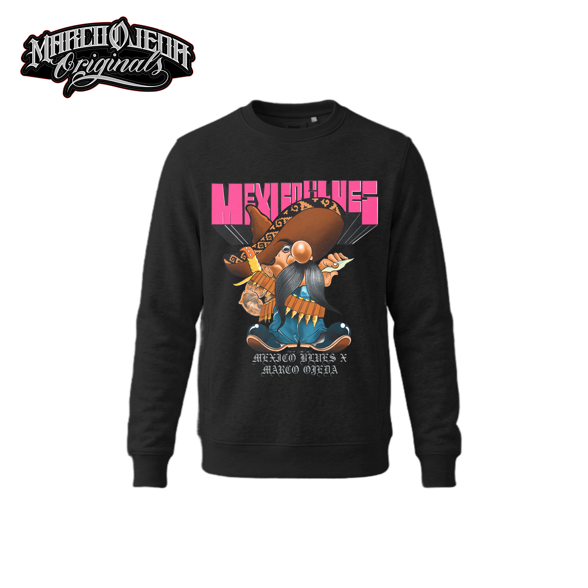 Crewneck Ranchero Negra